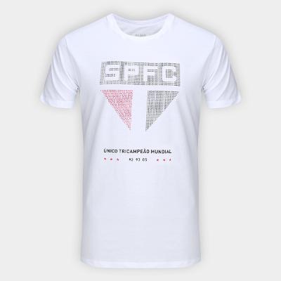 Camiseta São Paulo Único Tri Mundial Masculina