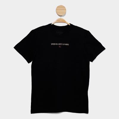 Camiseta Infantil Calvin Klein Speed Is A State Of Menino