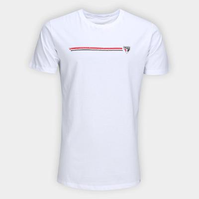 Camiseta São Paulo Essência Tricolor Masculina