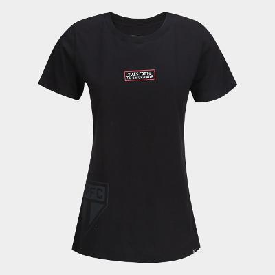 Camiseta São Paulo Tu és Forte Feminina