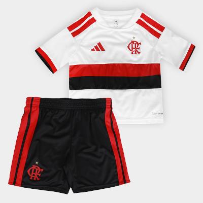 Kit Infantil Flamengo I 26/27 s/n Torcedor Adidas