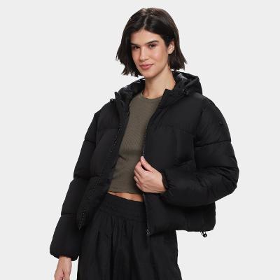 Jaqueta Puffer Fila Letter Feminina