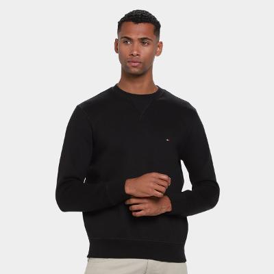 Moletom Tommy Hilfiger Essential Fleece Cre Masculino