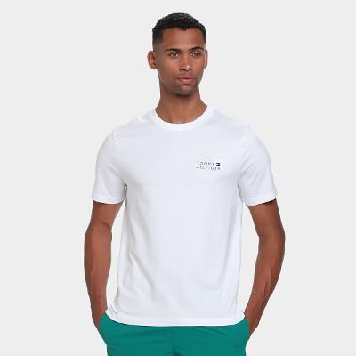 Camiseta Tommy Hilfiger Brand Love Embro Stack Masculina