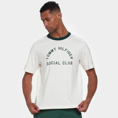 Camiseta Tommy Hilfiger Country Club Ringer Masculina