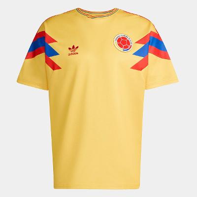 Camisa Seleção Colombia Away 90 Nº10 Adidas Masculina