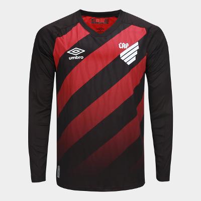 Camisa Manga Longa Athletico Paranaense I 26/27 Torcedor Umbro Masculina