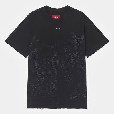 Camiseta Piet Oakley Nano Logo Ripped Masculina