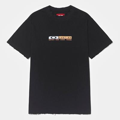 Camiseta Piet Oakley Caution Ripped Masculina