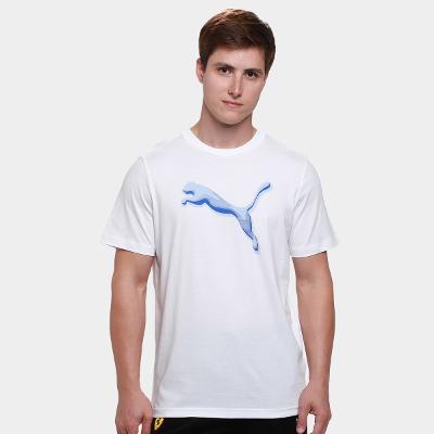 Camiseta Puma Graphic Cat Logo Masculina