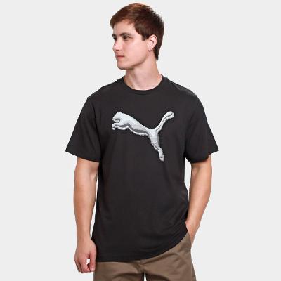 Camiseta Puma Graphic Cat Logo Masculina