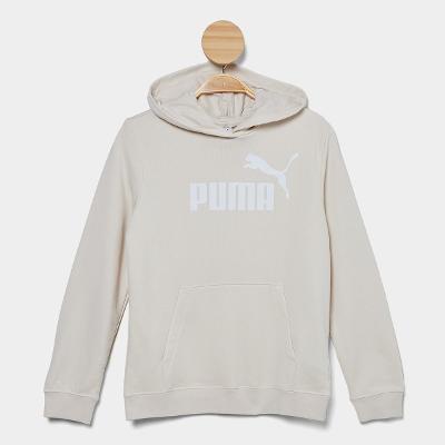 Moletom Com Capuz Puma Logo Menina