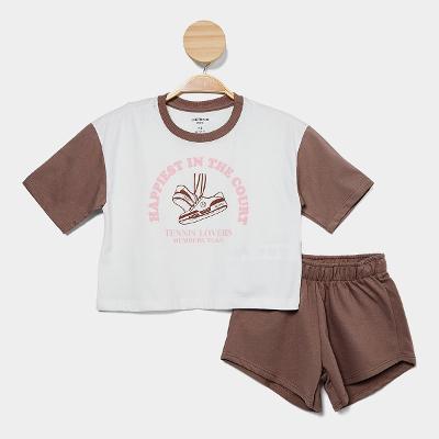Conjunto Infantil Hering Casual Menina