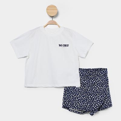 Conjunto Infantil Hering Casual Menina