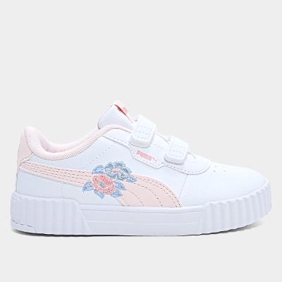 Tênis Infantil Puma Carina 3.0 Floral Menina