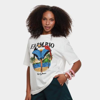 Camiseta Farm Casual Feminina