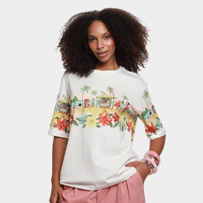 Camiseta Farm Casual Feminina