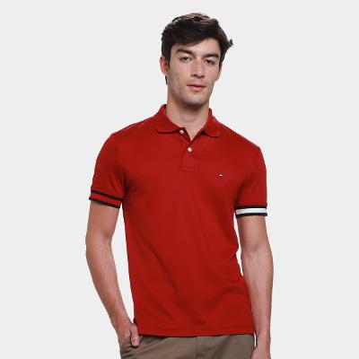 Camisa Polo Tommy Hilfiger Cuff Masculina