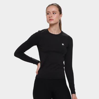 Camiseta Manga Longa Fila Essential Feminina
