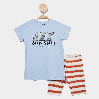Conjunto Infantil Hering Casual Menina