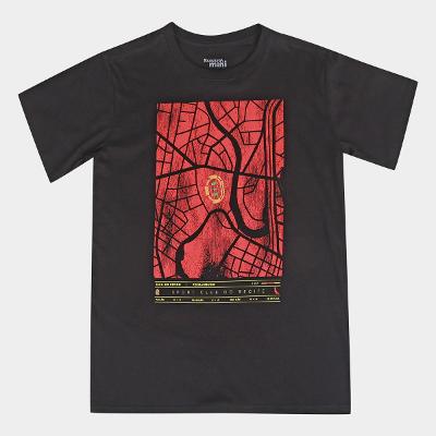 Camiseta Infantil Sport Recife Mapa da Ilha Reserva Menino