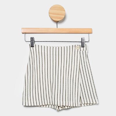 Short Saia Infantil Hering Listrado Menina