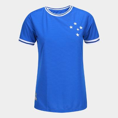 Camisa Cruzeiro Jacquard Retrômania Feminina