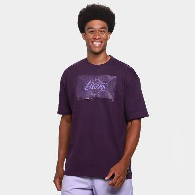 Camiseta NBA Los Angeles Lakers Mitchell & Ness Maze Masculina