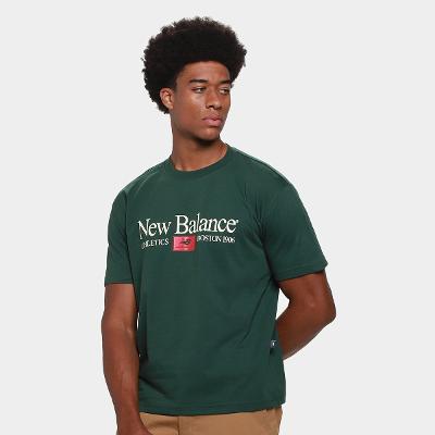 Camiseta New Balance Linear Athletics Masculina