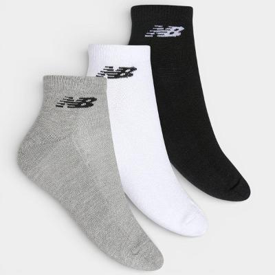 Kit Meia New Balance c/3 Pares Cano Curto Feminina