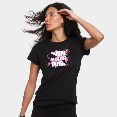 Camiseta Puma Graphics Feminina