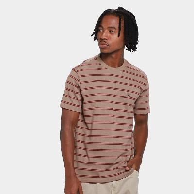 Camiseta Calvin Klein Malhão Listrado Masculina