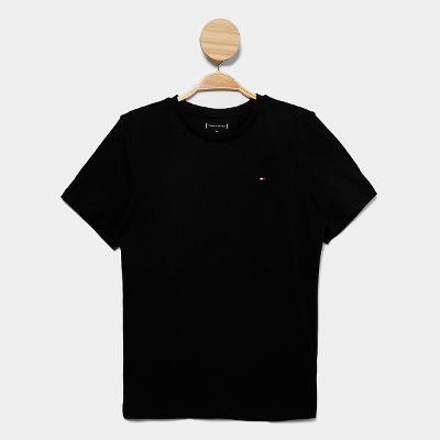 Camiseta Infantil Tommy Hilfiger Basic Knit Menino