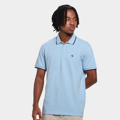 Camisa Polo Calvin Klein Slim Friso Masculina