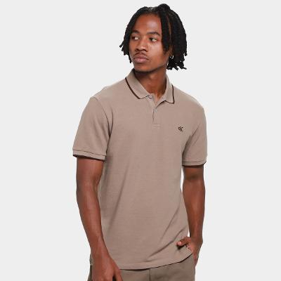 Camisa Polo Calvin Klein Slim Friso Masculina