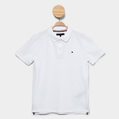 Camisa Polo Infantil Tommy Hilfiger Flag Menino