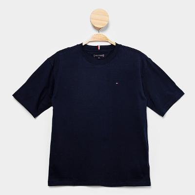 Camiseta Infantil Tommy Hilfiger Essential Archive Fit Menino