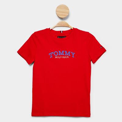 Camiseta Infantil Tommy Hilfiger Monogram Graphic Menino