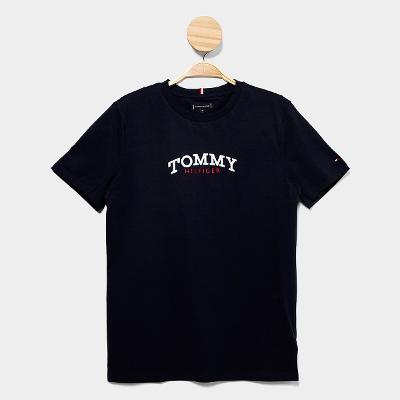 Camiseta Infantil Tommy Hilfiger Monogram Graphic Menino