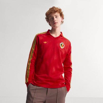 Camisa Seleção Belgica Home 1986 s/nº Adidas Originals Masculina