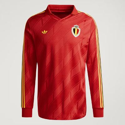 Camisa Seleção Belgica Home 1986 s/nº Adidas Originals Masculina