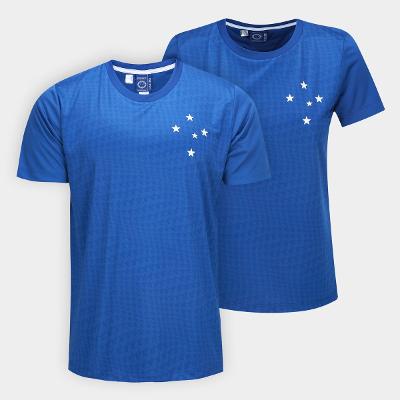 Kit Camisa Cruzeiro Celestial Casal que Torce Junto