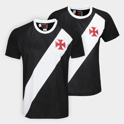 Kit Camisa Vasco Braziline Principia Casal que Torce Junto