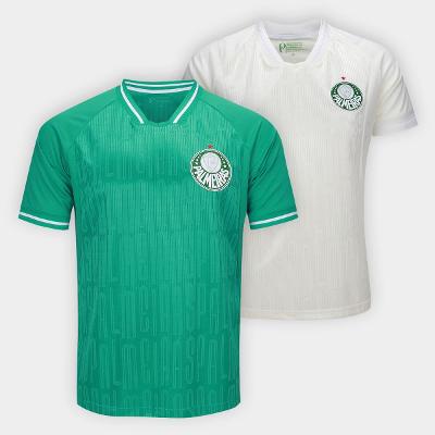 Kit Camiseta Palmeiras Champion 1914 Casal que torce Junto