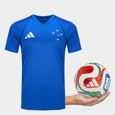 Camisa Cruzeiro 26/27 s/n Fanshirt + Mini Bola Trionda Copa do Mundo 2026