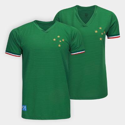 Kit Camiseta Cruzeiro  Retrômania Palestra III Casal que Torce Junto