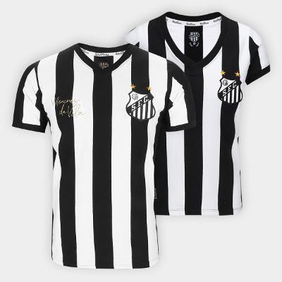 Kit Camisa Santos II 1978 RetrôMania Casal que Torce Junto