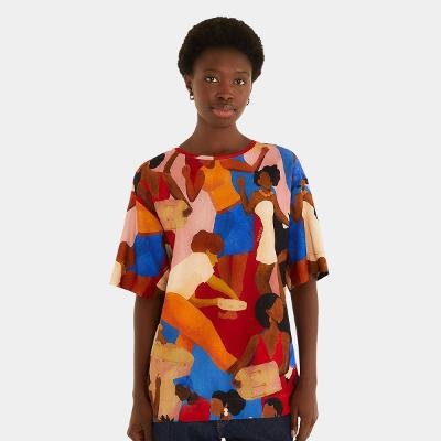 Blusa Farm Samba No Pé Feminina