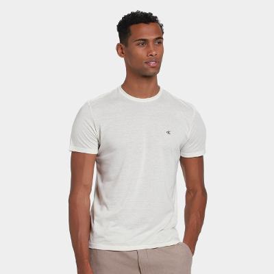 Camiseta Calvin Klein Botonê Masculina
