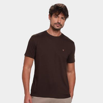 Camiseta Calvin Klein Botonê Masculina